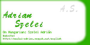adrian szelei business card